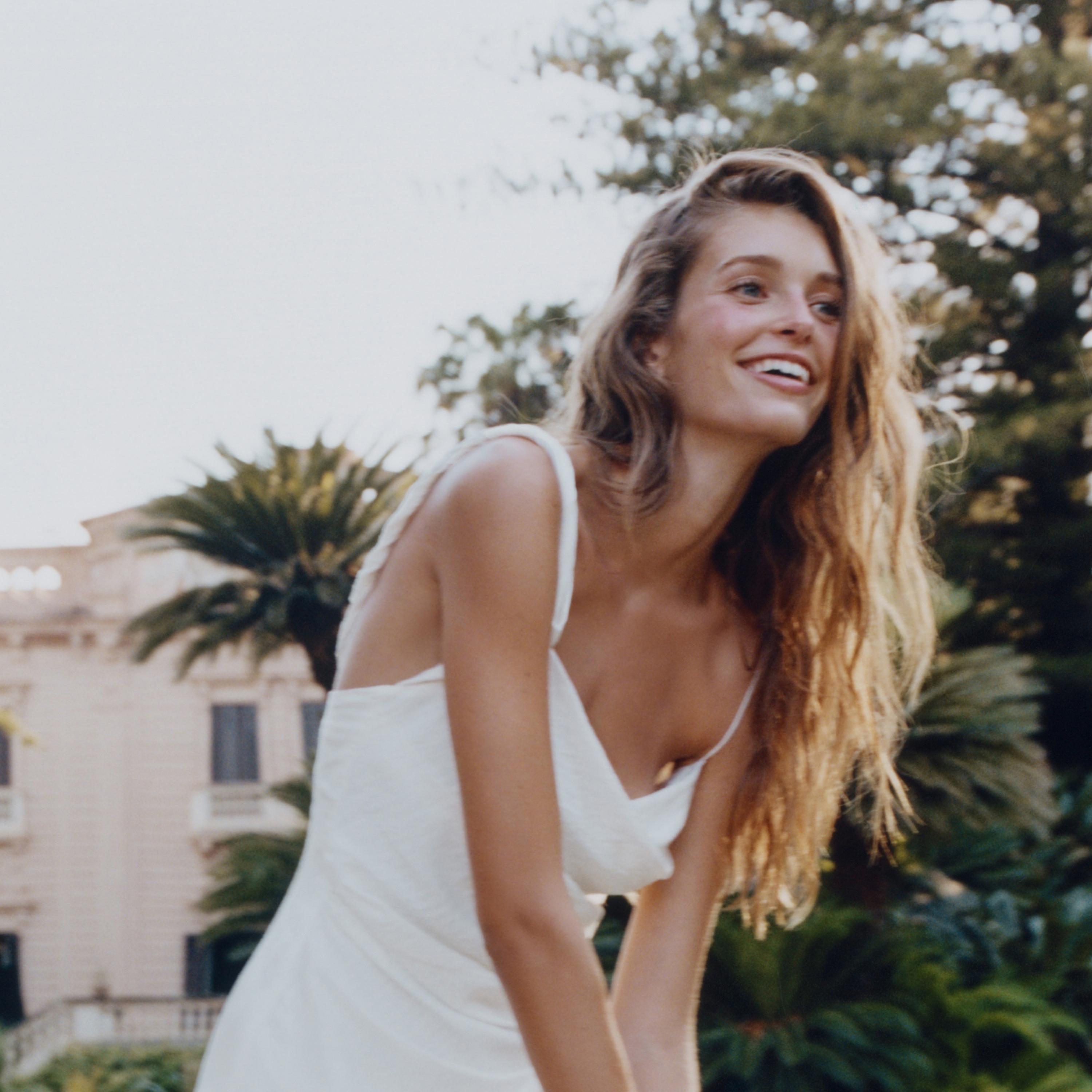 zara trf white dress - Draped Midi - - S Hidden in New Zara TRF Collection White